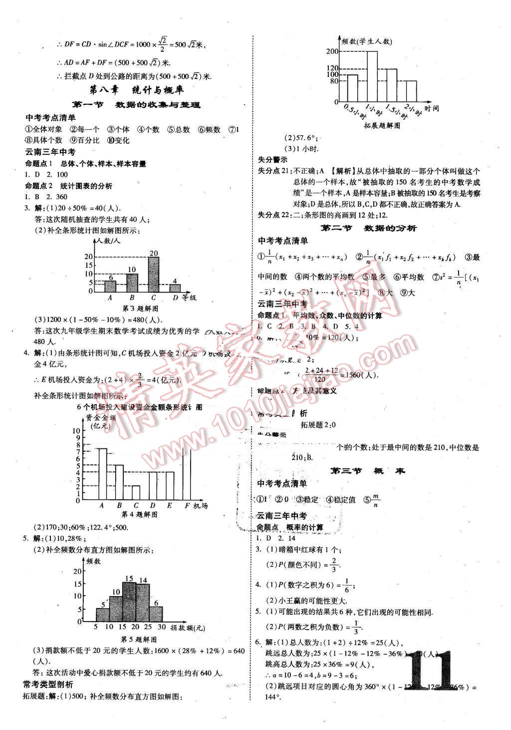 2016年云南中考面對(duì)面數(shù)學(xué) 第11頁(yè)