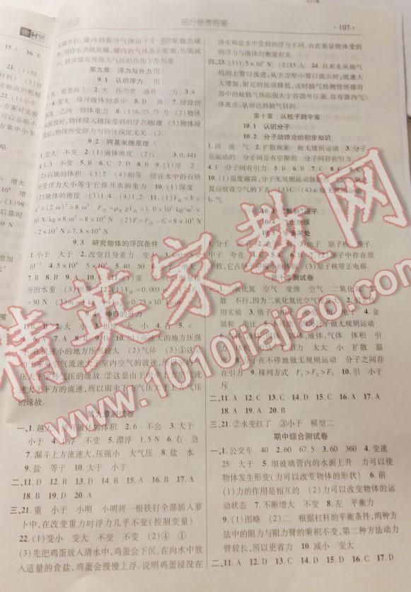 2015年物理指導(dǎo)用書八年級下冊滬粵版 第28頁