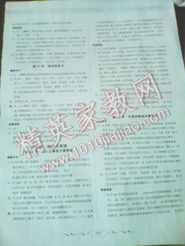 2016年特级教师小学毕业升学系统总复习语文 第13页