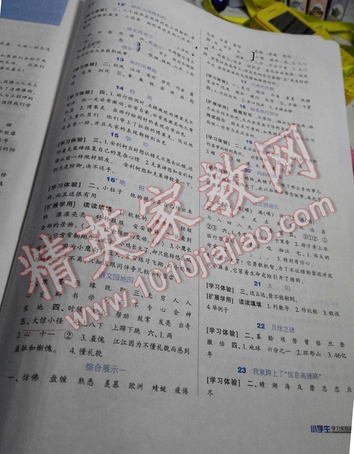 2016年小學(xué)生學(xué)習(xí)實(shí)踐園地三年級(jí)語(yǔ)文下冊(cè)人教版 第2頁(yè)