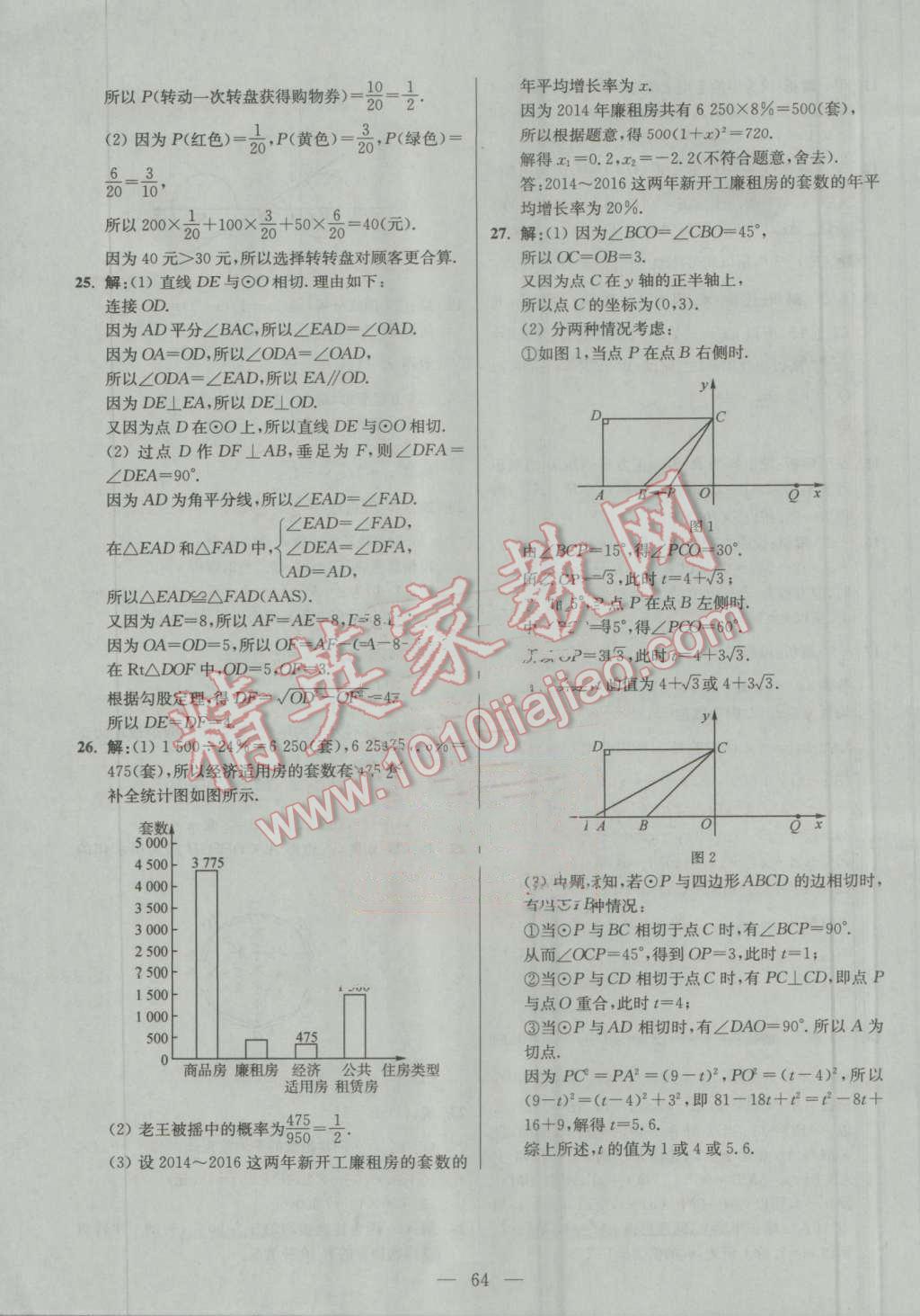 2016年初中数学小题狂做九年级上册苏科版提优版 第64页