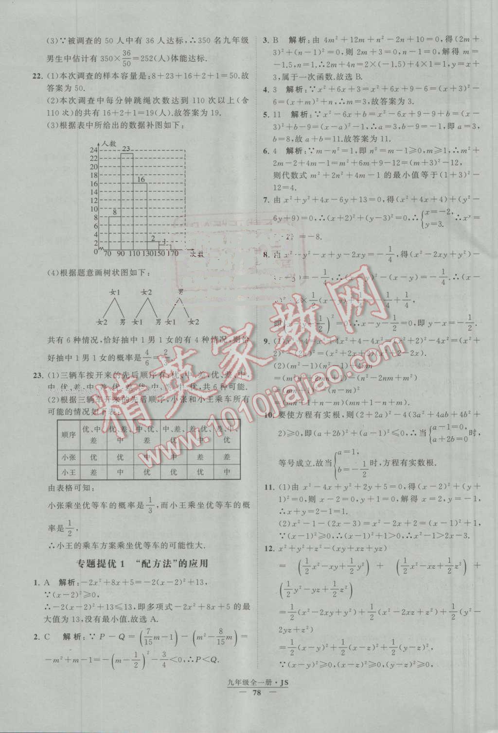 2016年经纶学典学霸九年级数学上册江苏版 第84页