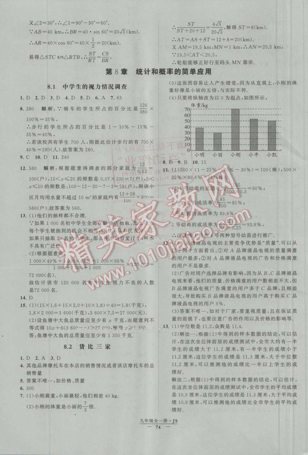 2016年经纶学典学霸九年级数学上册江苏版 第80页