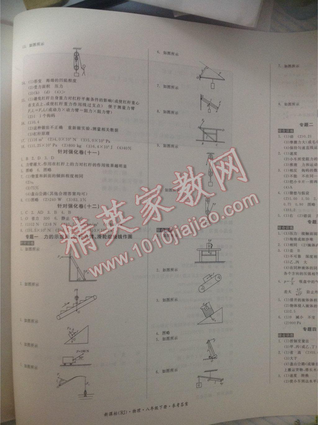 2016年全品小復(fù)習(xí)八年級(jí)物理下冊(cè)人教版 第16頁