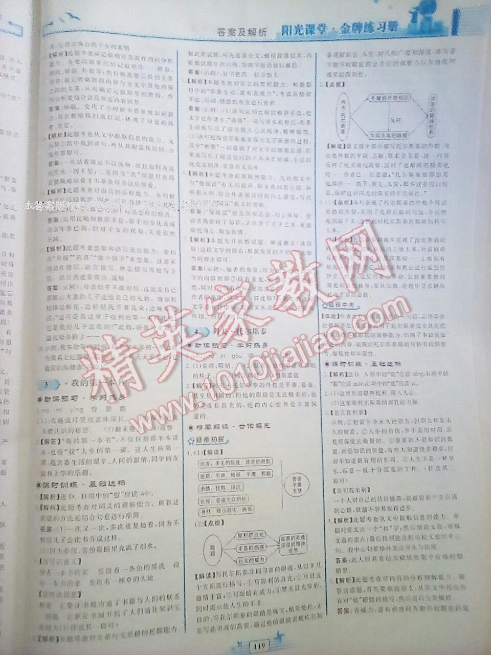 2015年陽(yáng)光課堂金牌練習(xí)冊(cè)八年級(jí)語(yǔ)文下冊(cè)人教版 第47頁(yè)