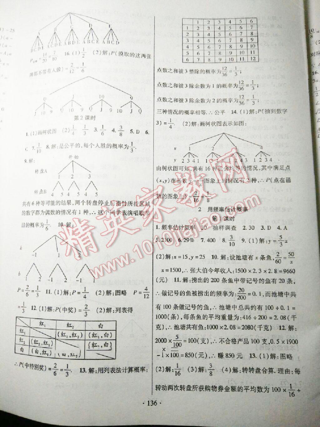 2015年暢優(yōu)新課堂九年級數(shù)學上冊北師大版 第7頁