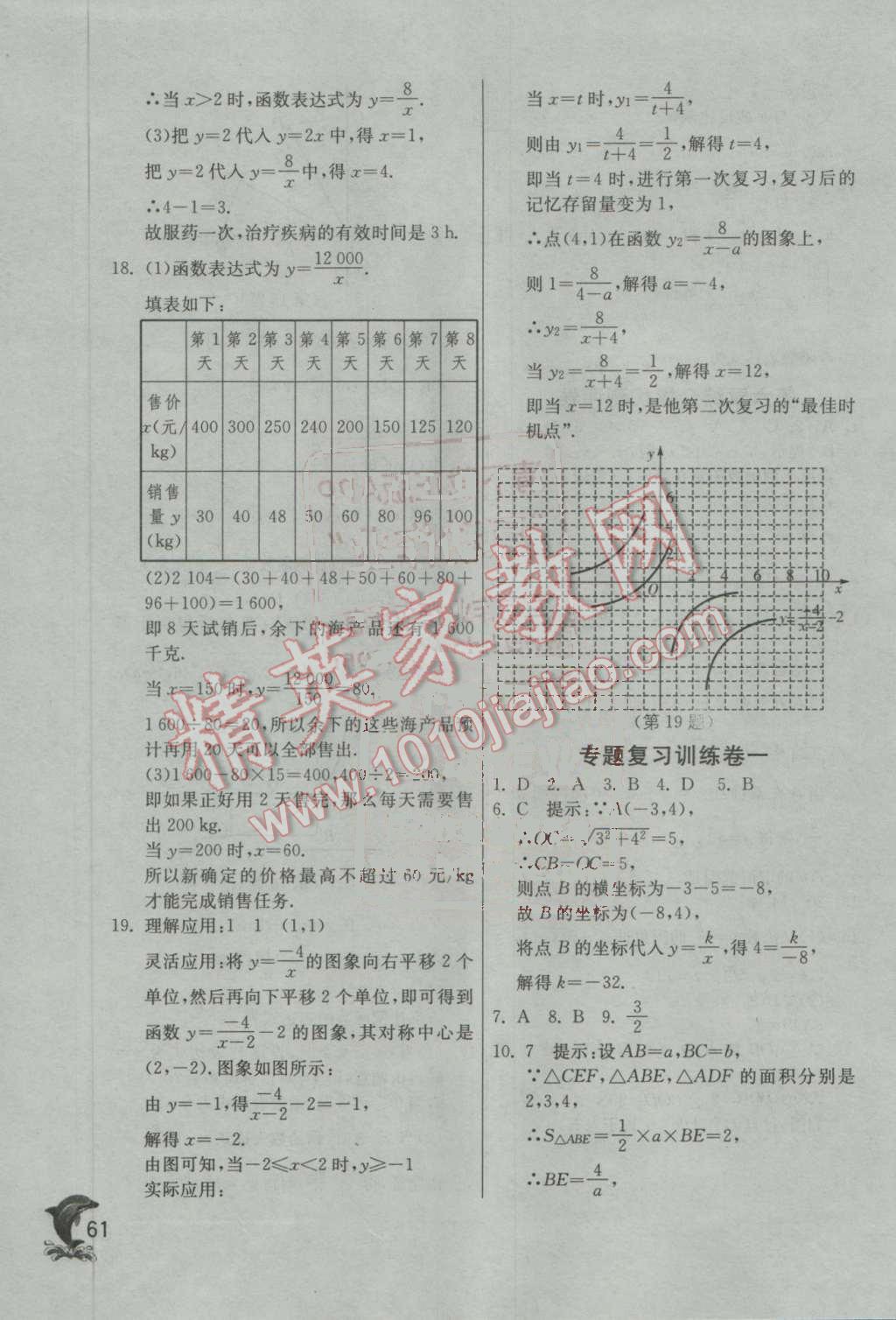 2016年實驗班提優(yōu)訓(xùn)練九年級數(shù)學(xué)上冊北師大版 第61頁