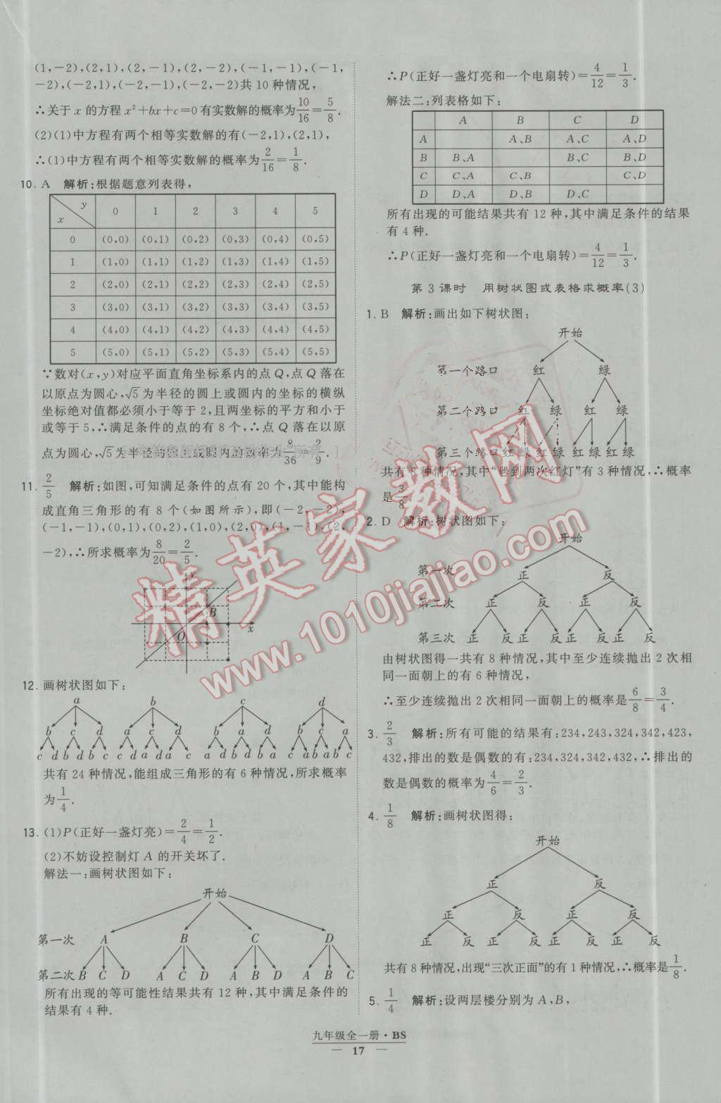 2016年經(jīng)綸學(xué)典學(xué)霸九年級(jí)數(shù)學(xué)上冊(cè)北師大版 第17頁