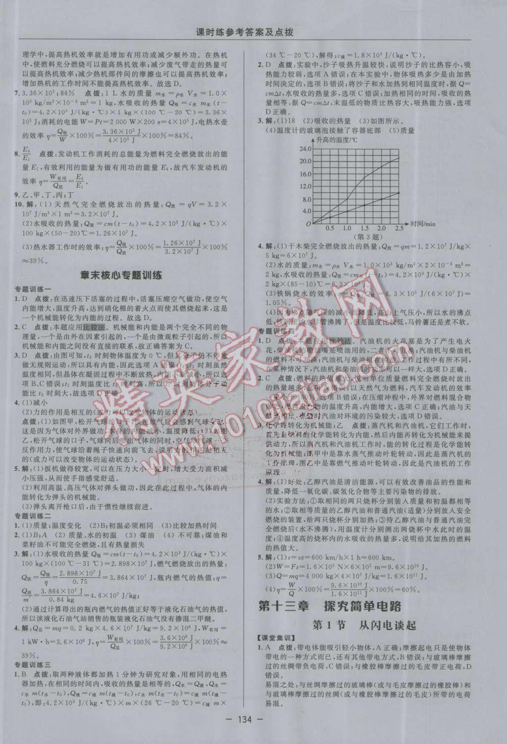 2016年點撥訓(xùn)練九年級物理上冊滬粵版 第14頁