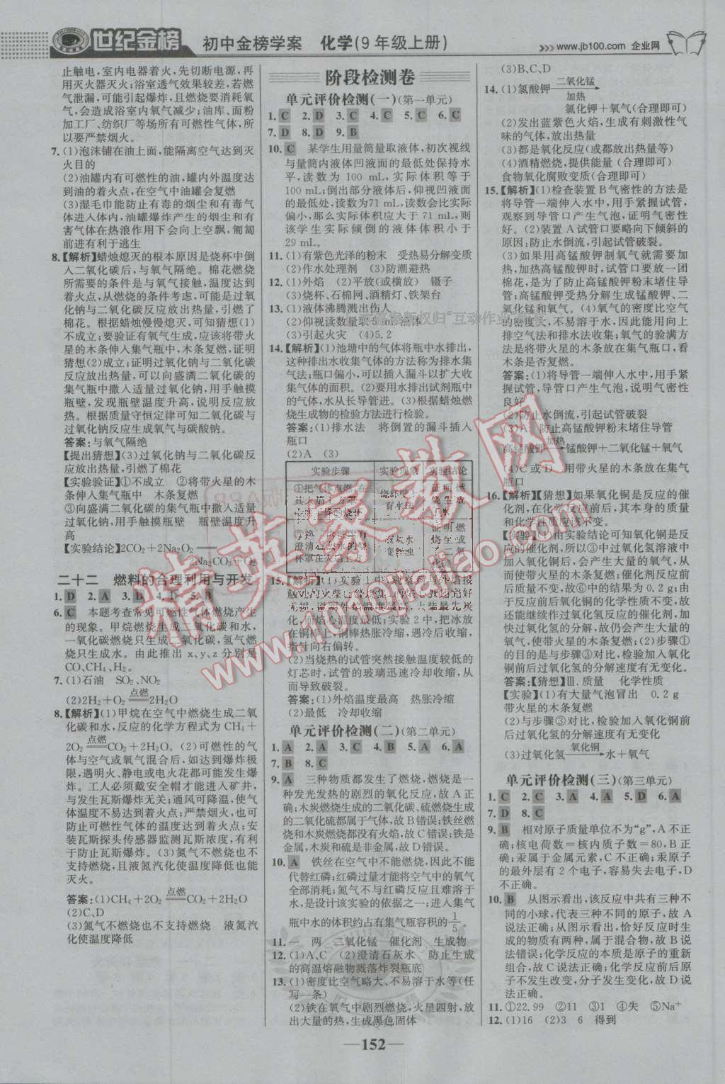 2016年世紀(jì)金榜金榜學(xué)案九年級化學(xué)上冊人教版 第21頁