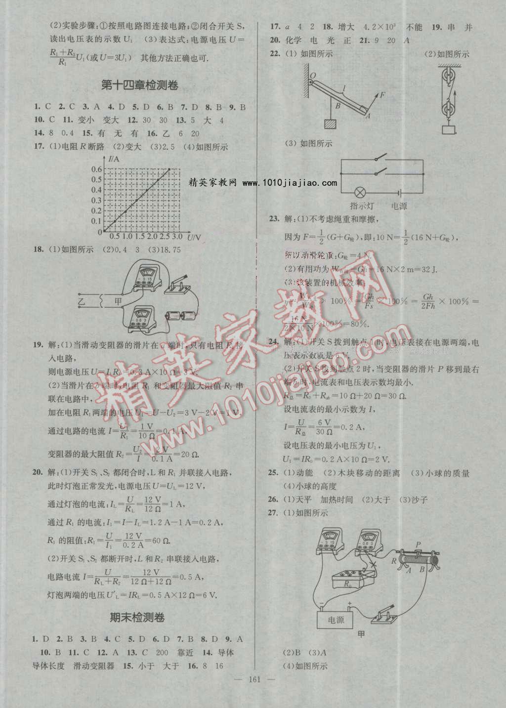 2016年南通小題課時(shí)作業(yè)本九年級(jí)物理上冊(cè)蘇科版 第21頁(yè)