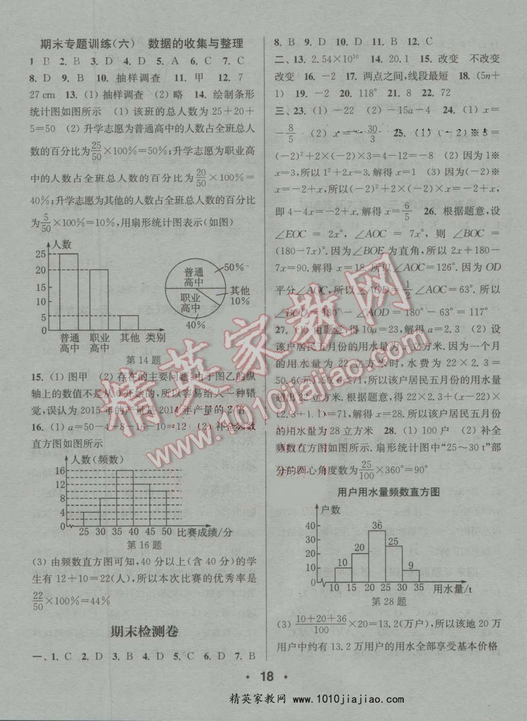 2016年通城學(xué)典小題精練七年級(jí)數(shù)學(xué)上冊(cè)北師大版 第18頁