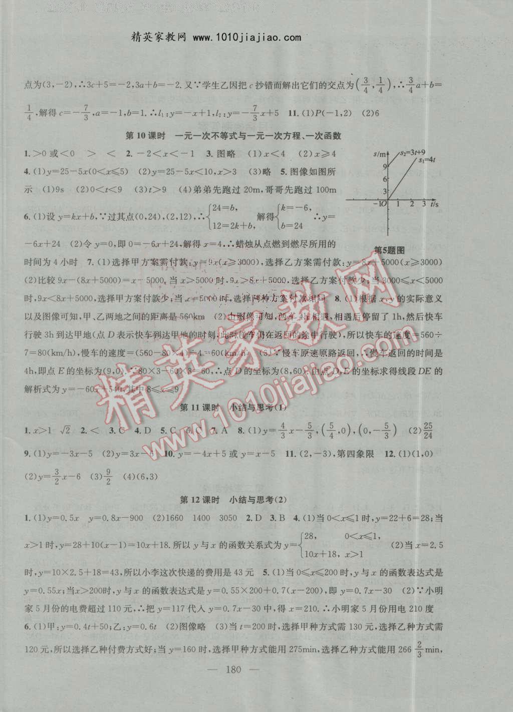 2016年金钥匙1加1课时作业加目标检测八年级数学上册江苏版 第18页