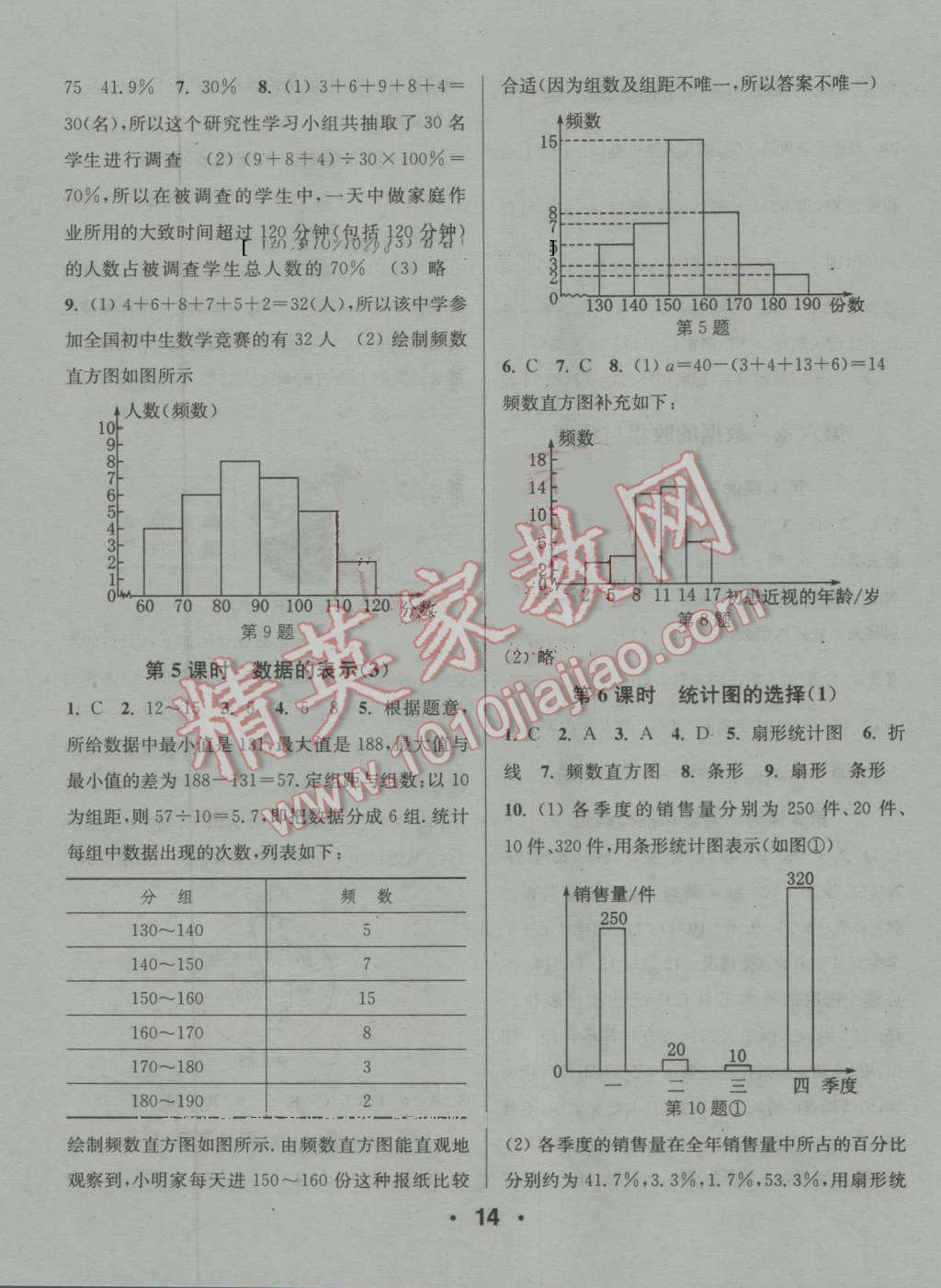 2016年通城学典小题精练七年级数学上册北师大版 第14页