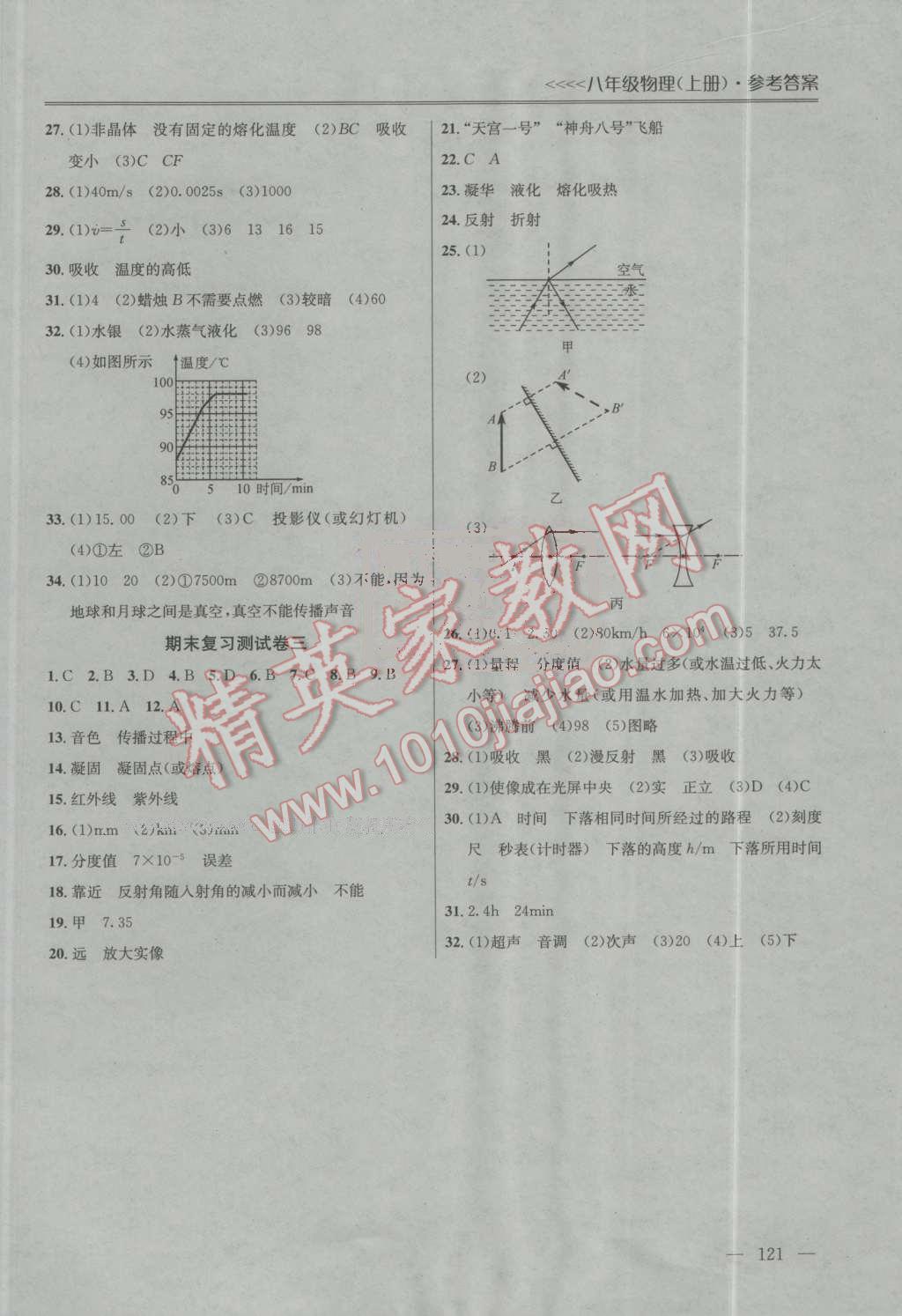 2016年提優(yōu)訓(xùn)練非常階段123八年級物理上冊江蘇版 第9頁