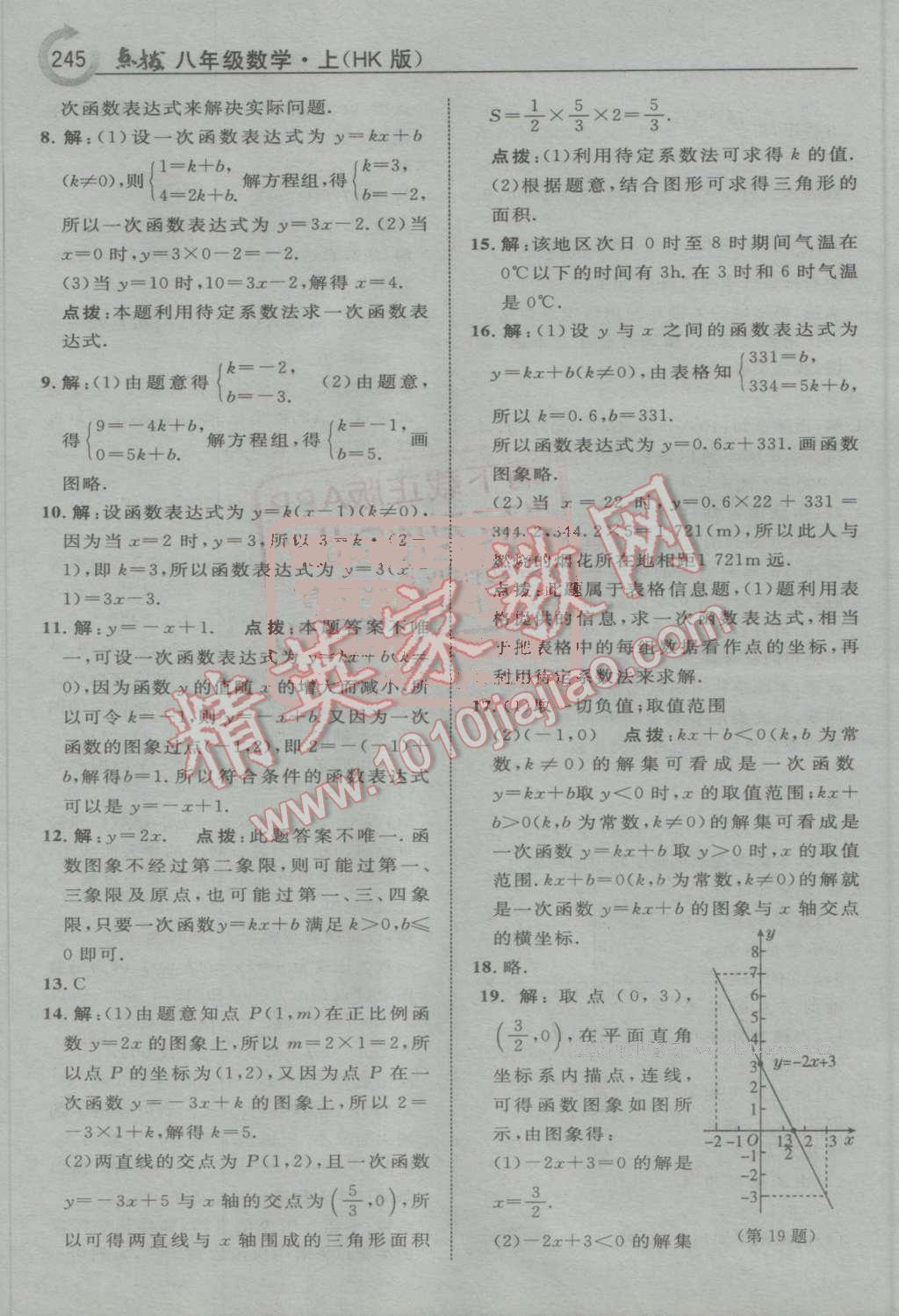 2016年特高級教師點(diǎn)撥八年級數(shù)學(xué)上冊滬科版 第53頁