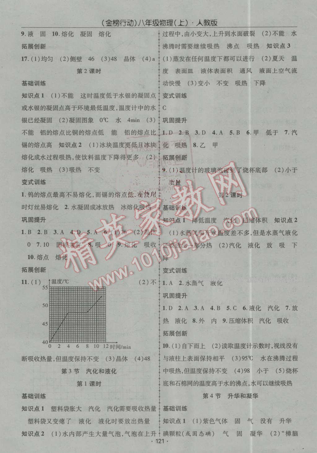 2016年金榜行動(dòng)課時(shí)導(dǎo)學(xué)案八年級(jí)物理上冊(cè)人教版 第5頁(yè)