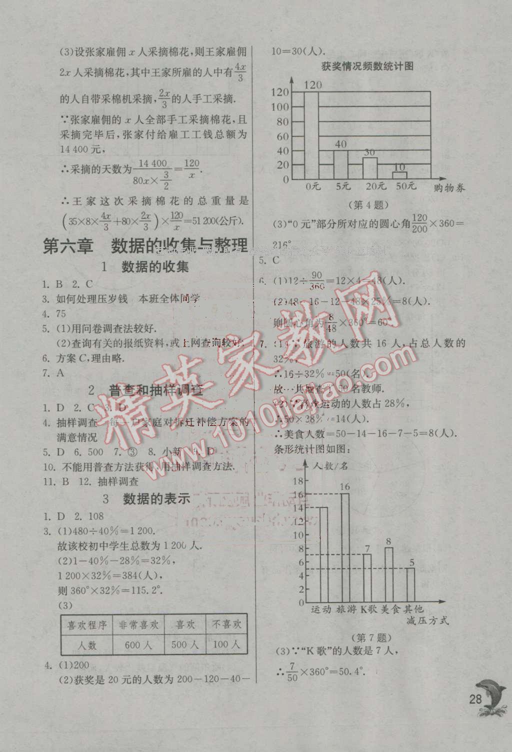 2016年實(shí)驗(yàn)班提優(yōu)訓(xùn)練七年級(jí)數(shù)學(xué)上冊(cè)北師大版 第28頁(yè)