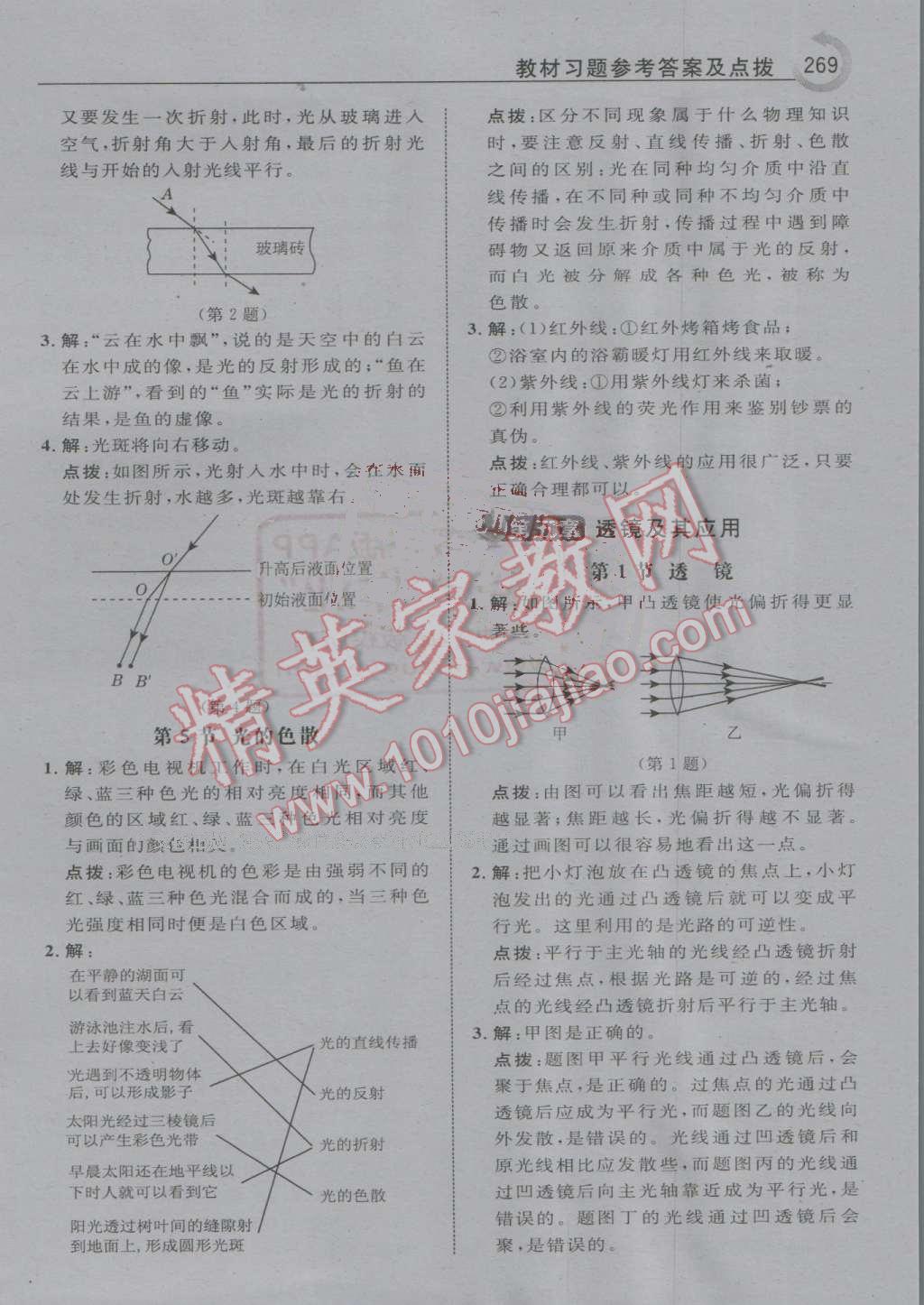 2016年特高级教师点拨八年级物理上册人教版 第41页