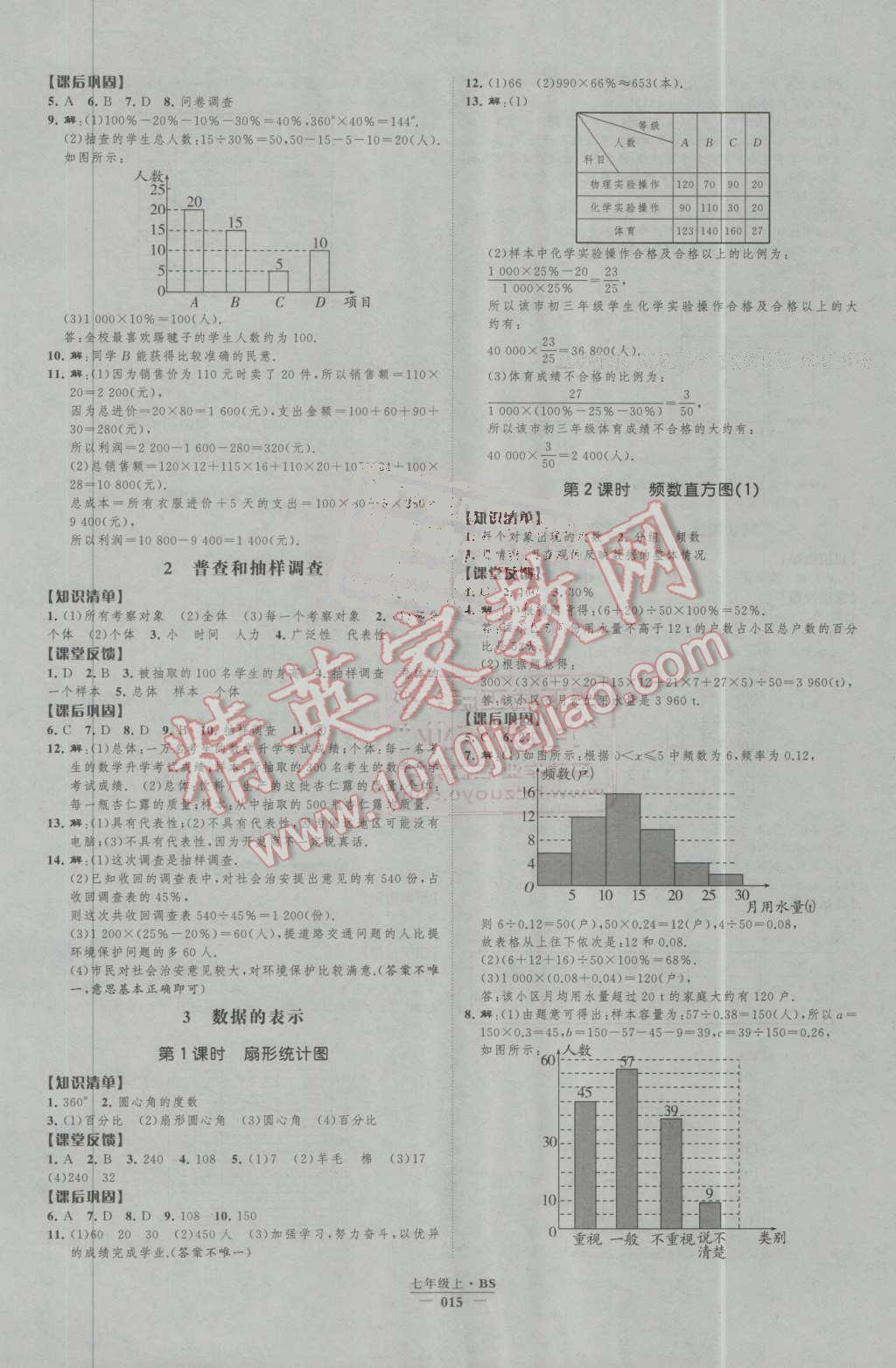 2016年經(jīng)綸學(xué)典新課時(shí)作業(yè)七年級(jí)數(shù)學(xué)上冊(cè)北師大版 第15頁