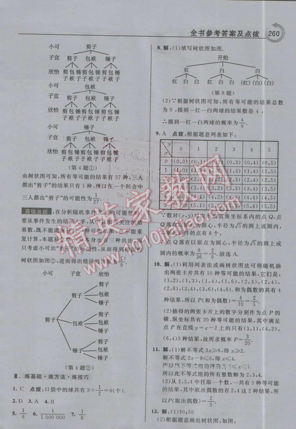 2016年特高級(jí)教師點(diǎn)撥九年級(jí)數(shù)學(xué)上冊(cè)人教版 第32頁(yè)