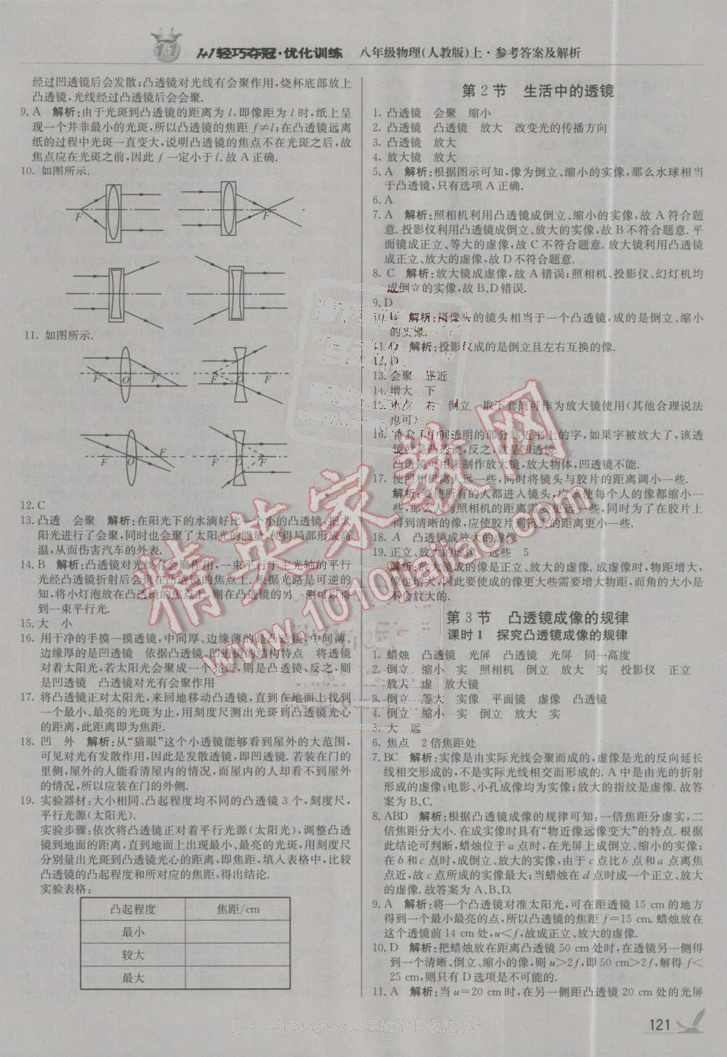 2016年1加1輕巧奪冠優(yōu)化訓練八年級物理上冊人教版銀版 第18頁