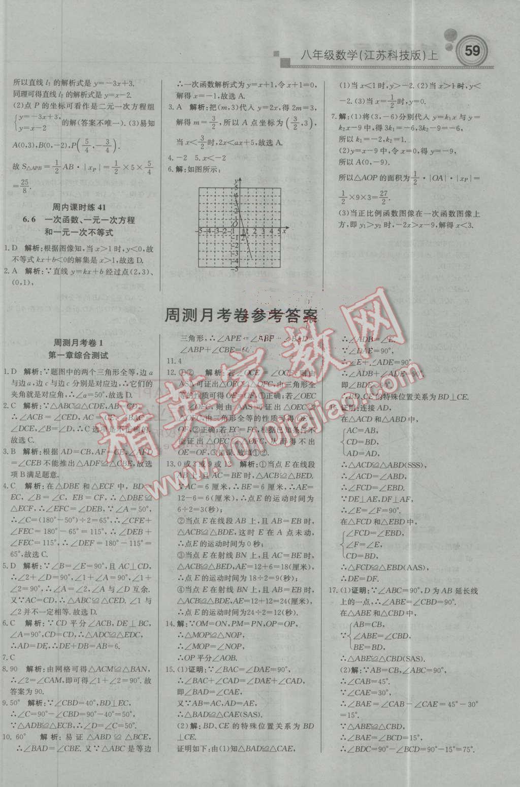 2016年輕巧奪冠周測月考直通中考八年級數(shù)學(xué)上冊蘇科版 第11頁