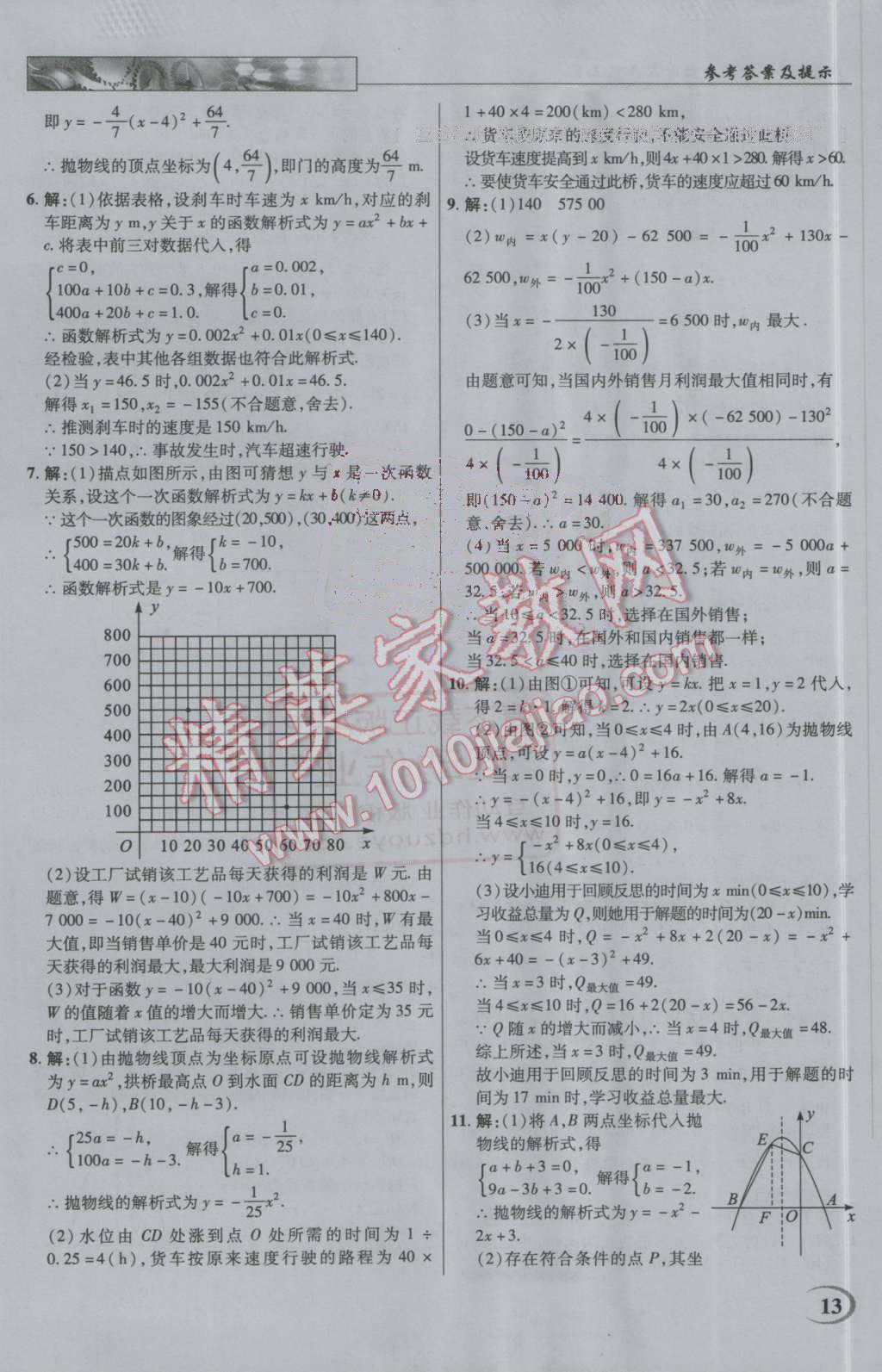 2016年英才教程中學(xué)奇跡課堂教材解析完全學(xué)習(xí)攻略九年級(jí)數(shù)學(xué)上冊(cè)人教版 第13頁(yè)