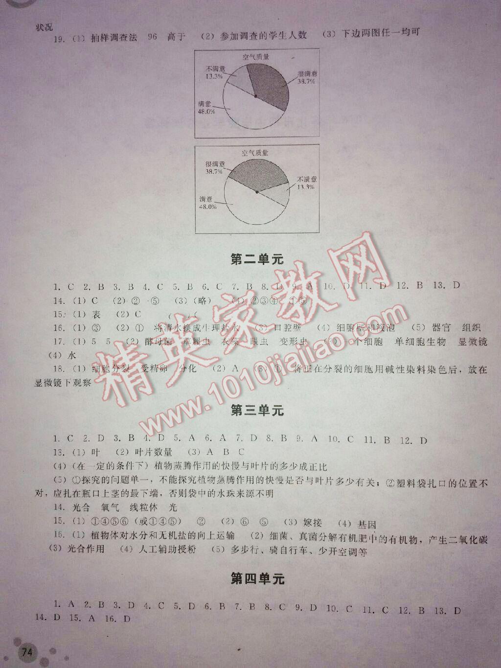 2016年初中畢業(yè)學(xué)業(yè)考試指導(dǎo)叢書生物 第6頁