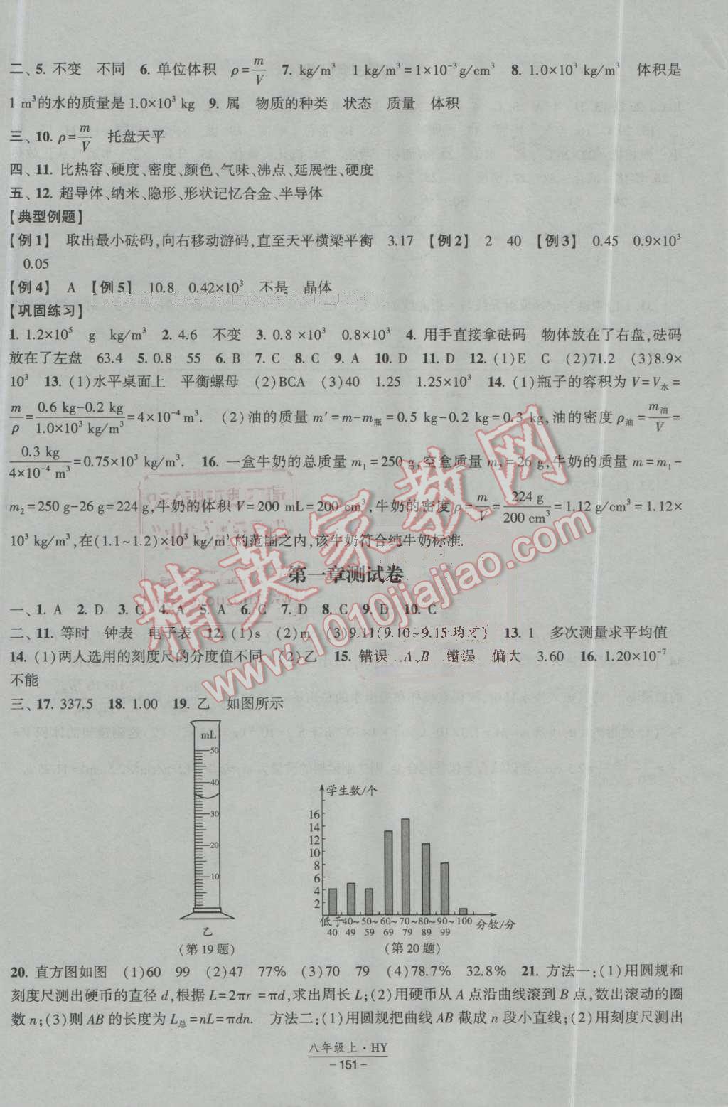 2016年經(jīng)綸學(xué)典新課時(shí)作業(yè)八年級(jí)物理上冊(cè)滬粵版 第13頁(yè)