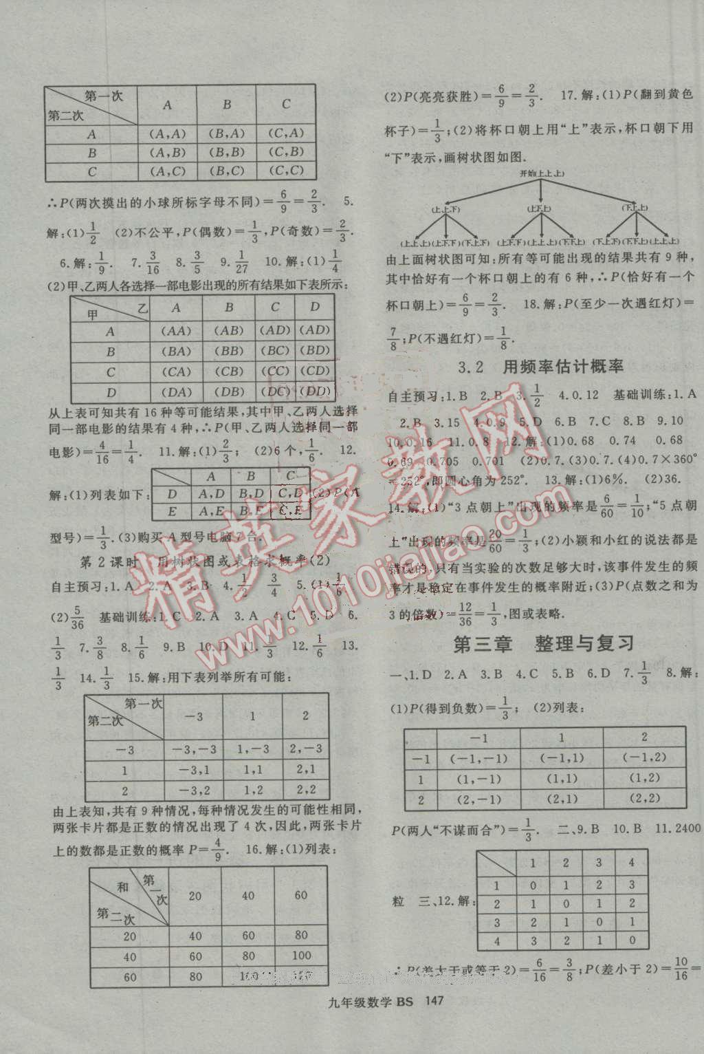 2016年名師大課堂九年級數(shù)學(xué)全一冊北師大版 第7頁