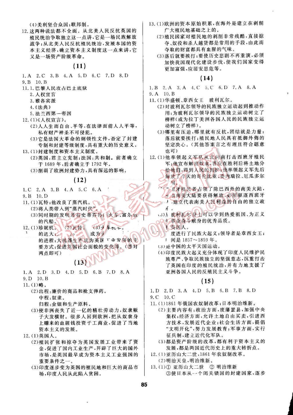 2015年試題優(yōu)化課堂同步九年級歷史上冊岳麓版 第3頁