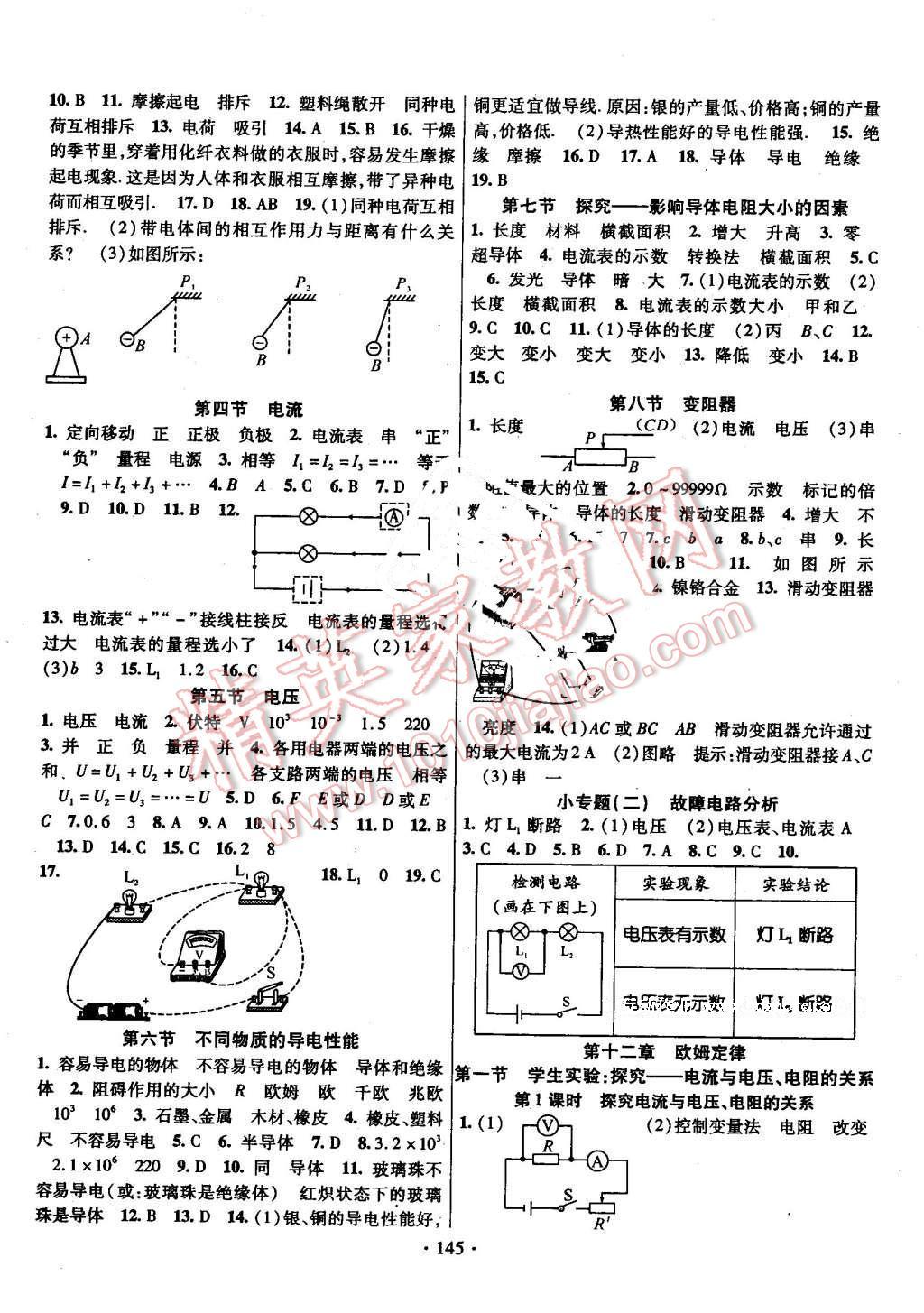 2016年暢優(yōu)新課堂九年級(jí)物理全一冊(cè)北師大版 第3頁(yè)