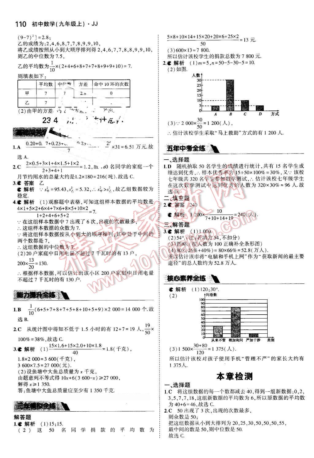 2016年5年中考3年模擬初中數(shù)學(xué)九年級上冊冀教版 第4頁