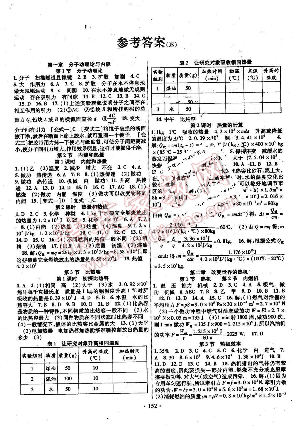 2016年暢優(yōu)新課堂九年級(jí)物理上冊(cè)教科版 第1頁(yè)