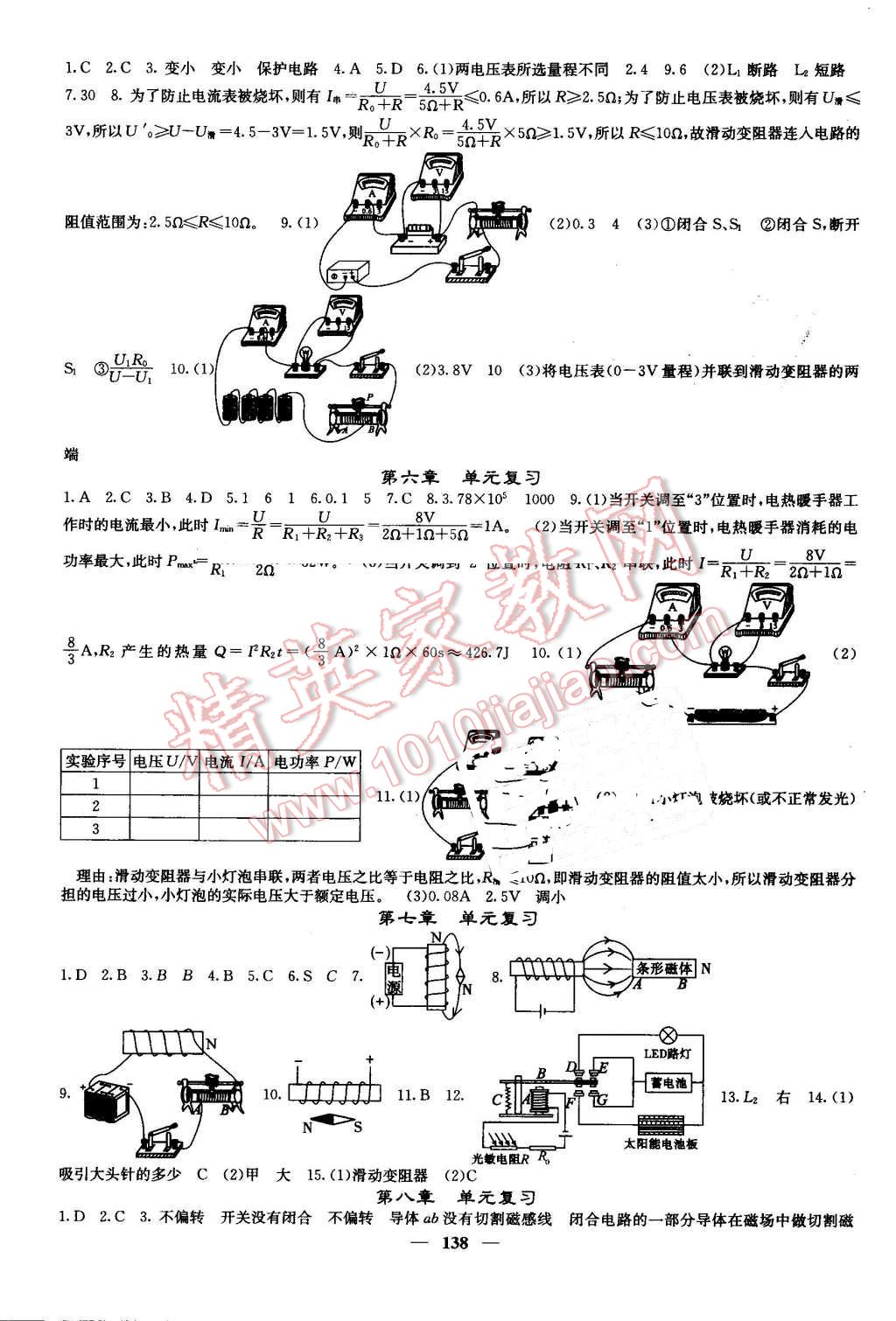 2016年課堂點(diǎn)睛九年級(jí)物理上冊(cè)教科版 第15頁(yè)