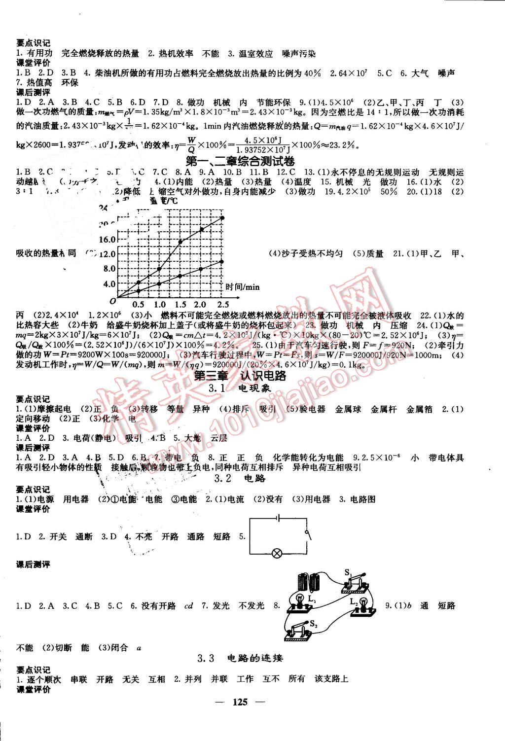 2016年課堂點(diǎn)睛九年級物理上冊教科版 第2頁