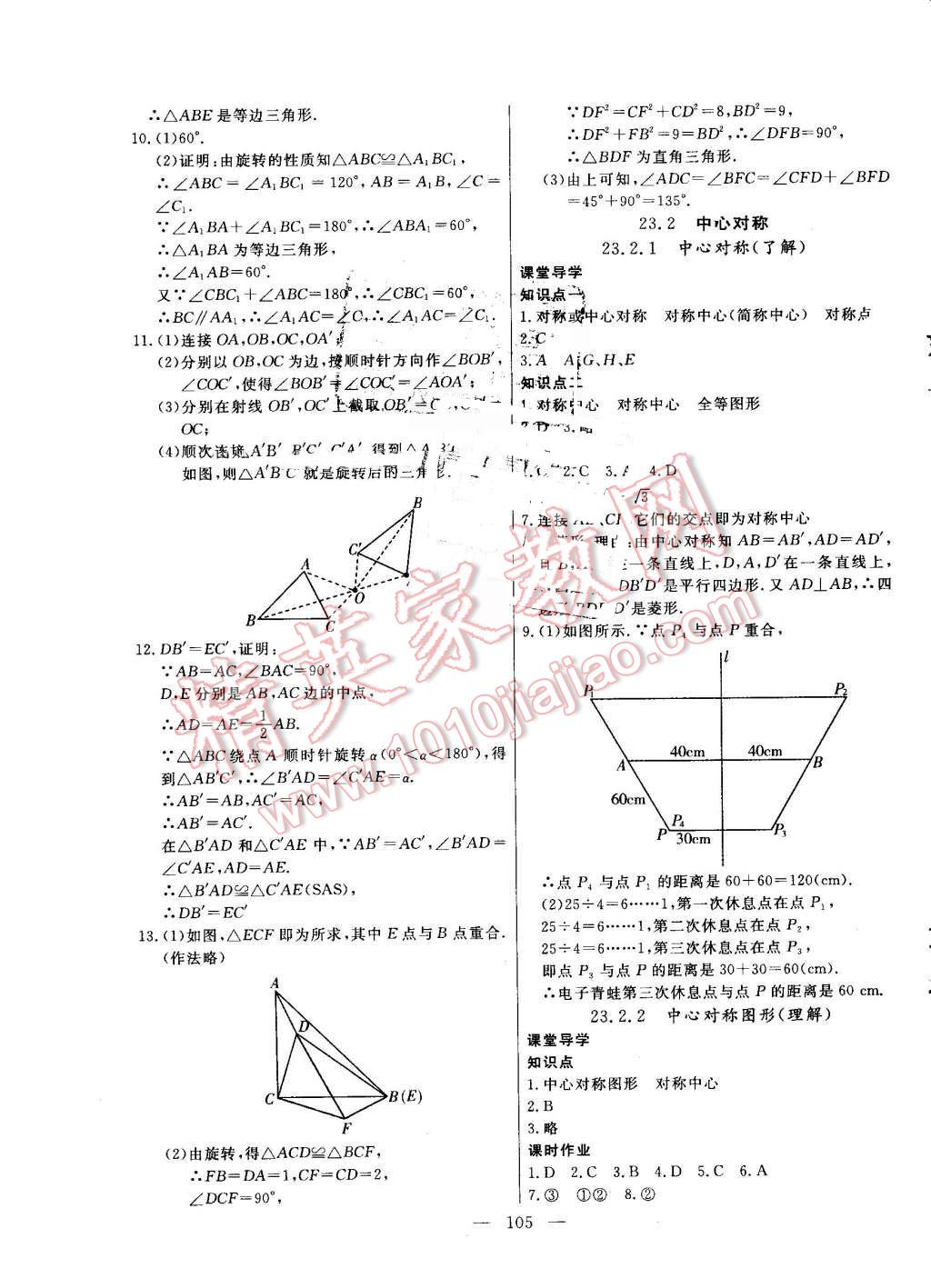 2016年自主訓(xùn)練九年級數(shù)學(xué)上冊人教版 第9頁