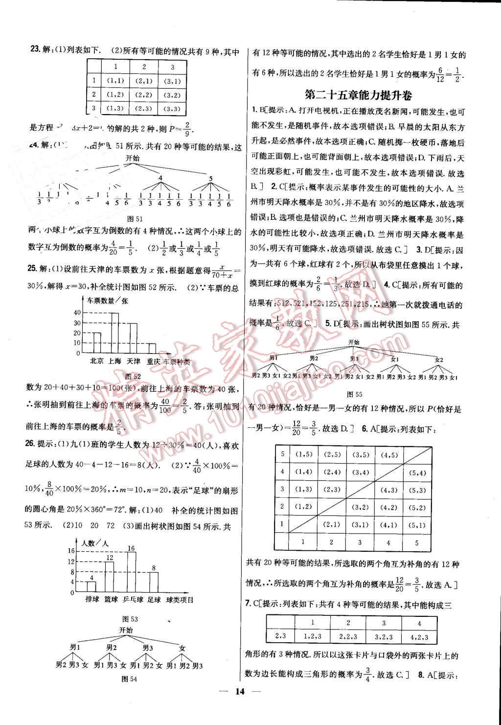 2016年新教材完全考卷九年級數(shù)學上冊人教版 第14頁