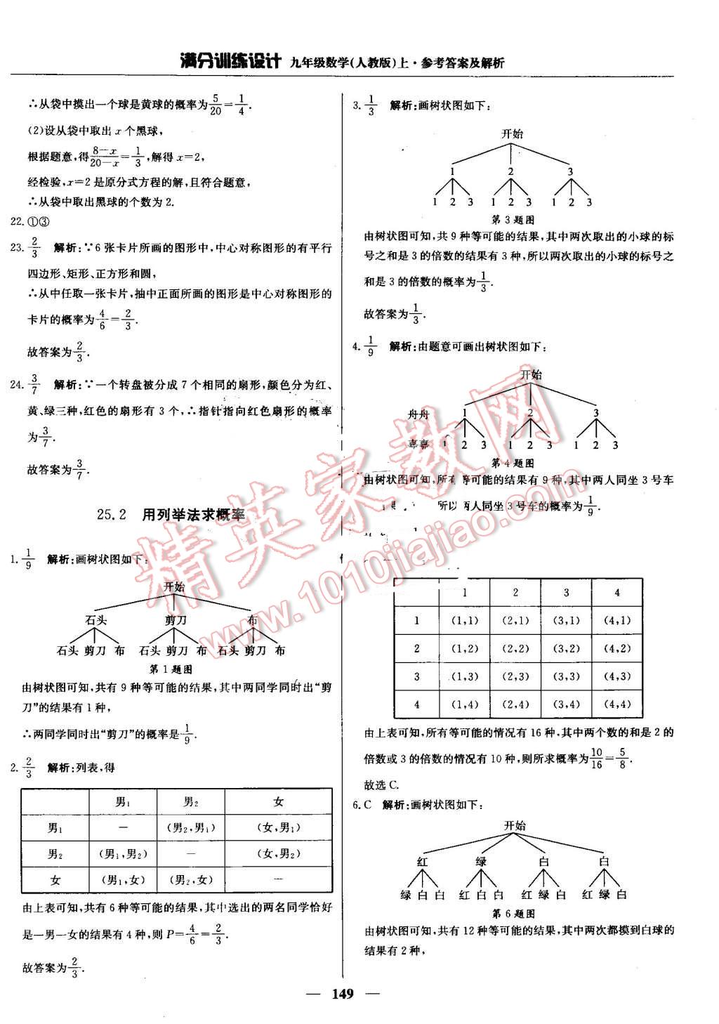 2016年滿分訓(xùn)練設(shè)計九年級數(shù)學(xué)上冊人教版 第38頁