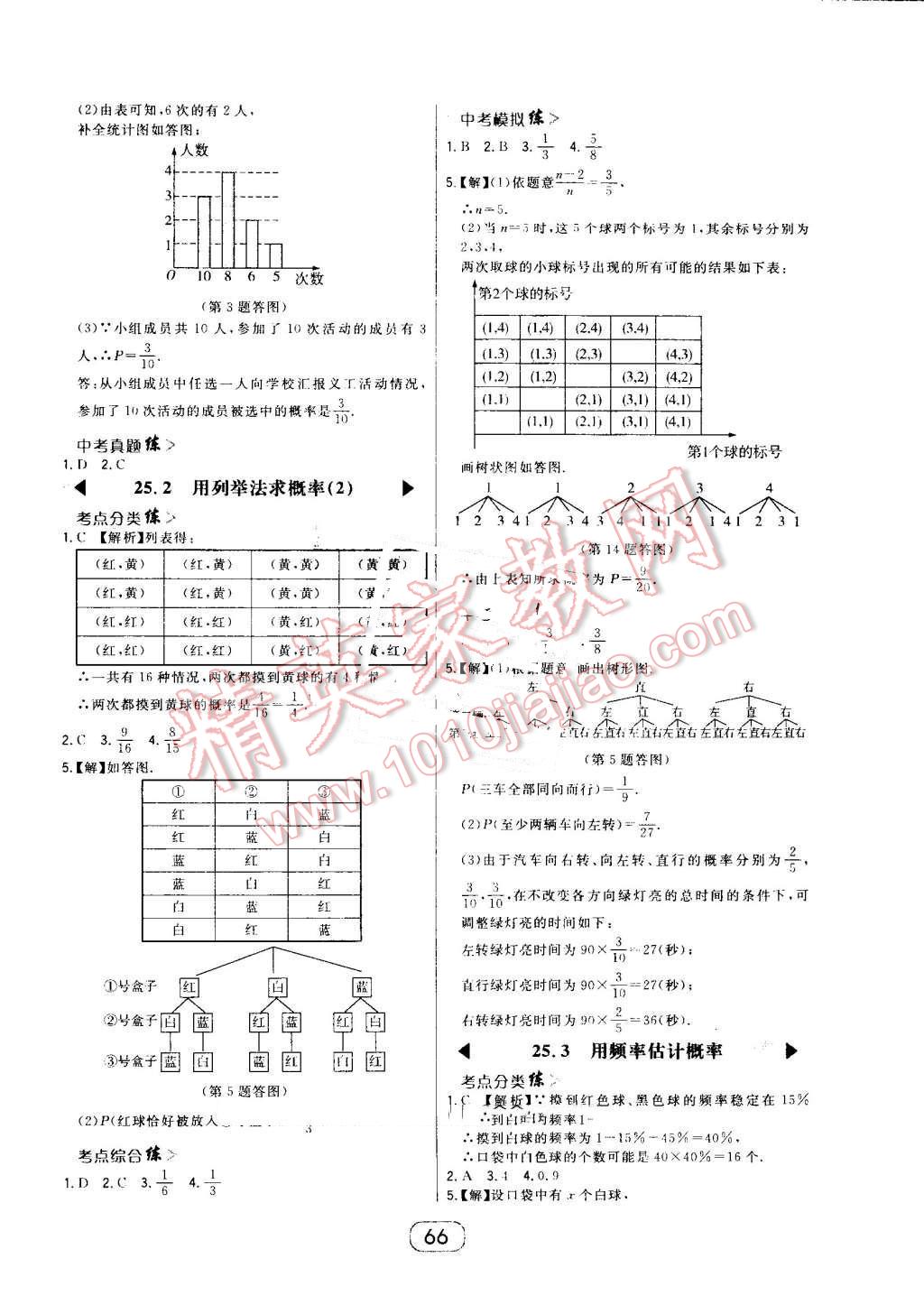 2016年北大绿卡九年级数学上册人教版 第42页