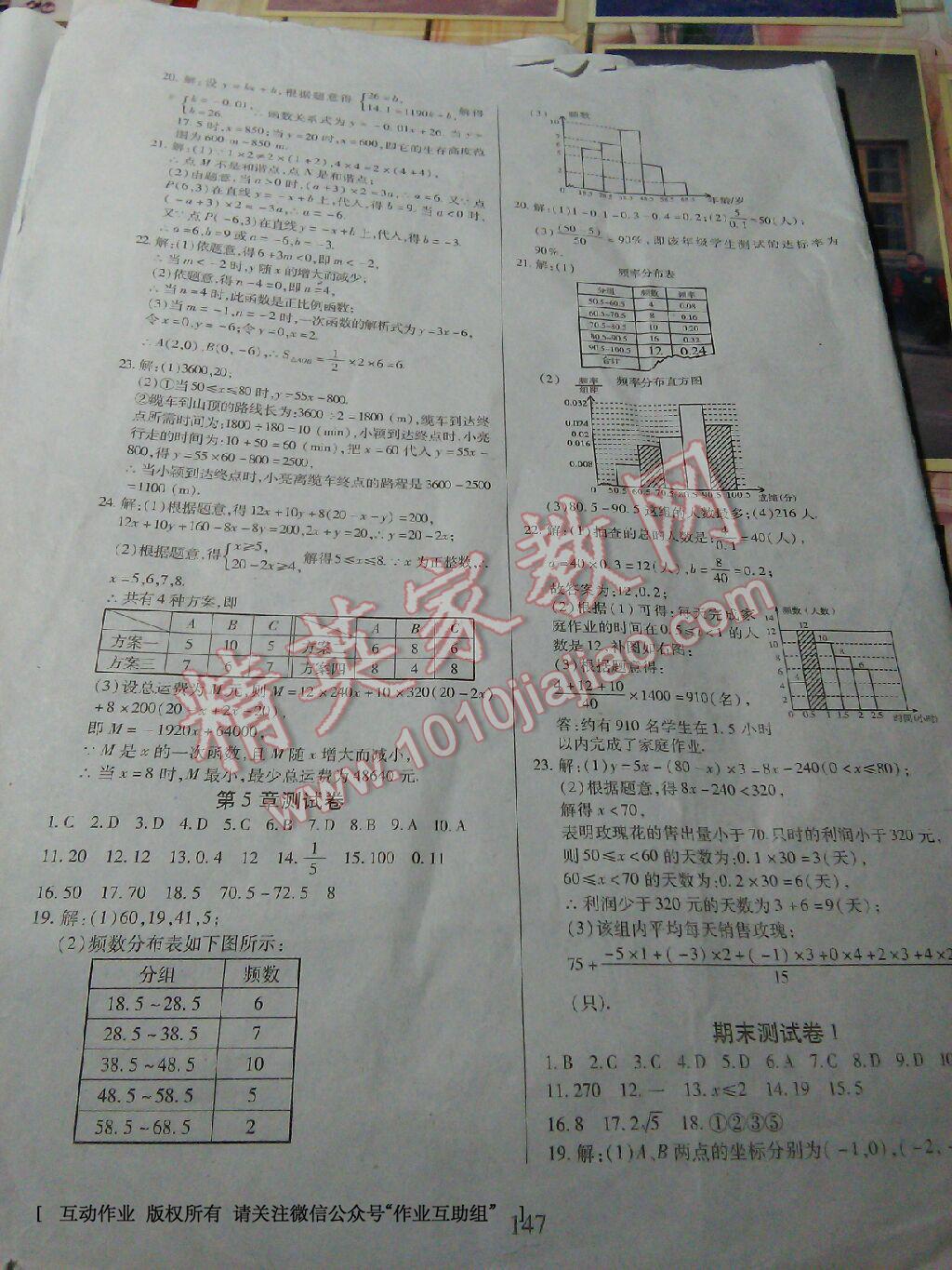 2016年有效课堂课时导学案八年级数学下册人教版 第51页