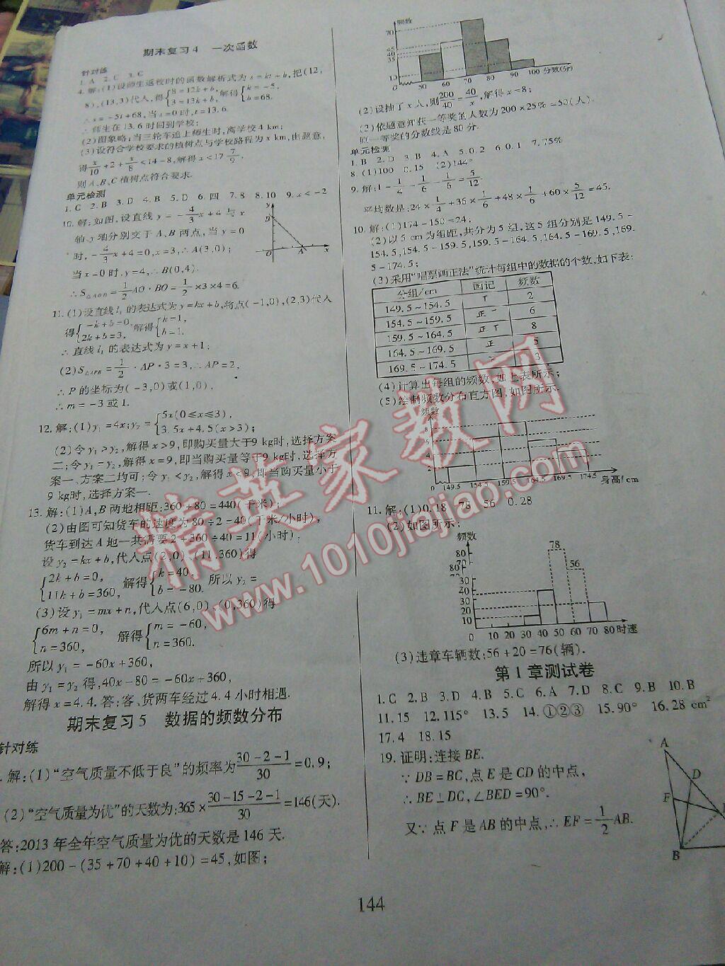 2016年有效课堂课时导学案八年级数学下册人教版 第48页