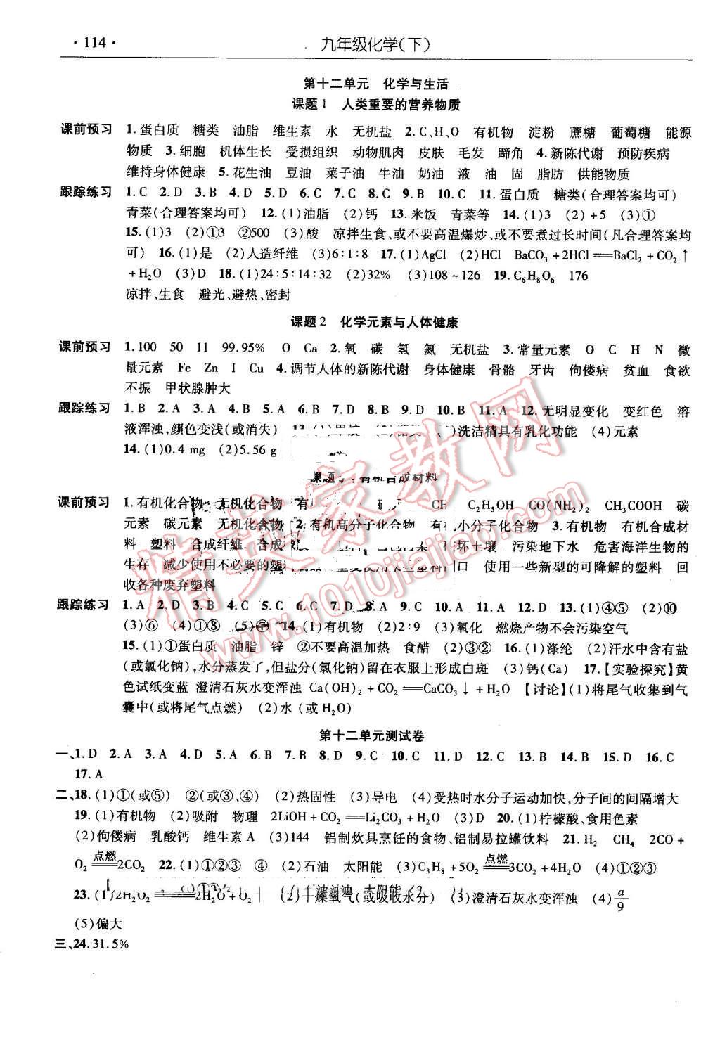 2015年化學指導用書九年級下冊 第6頁
