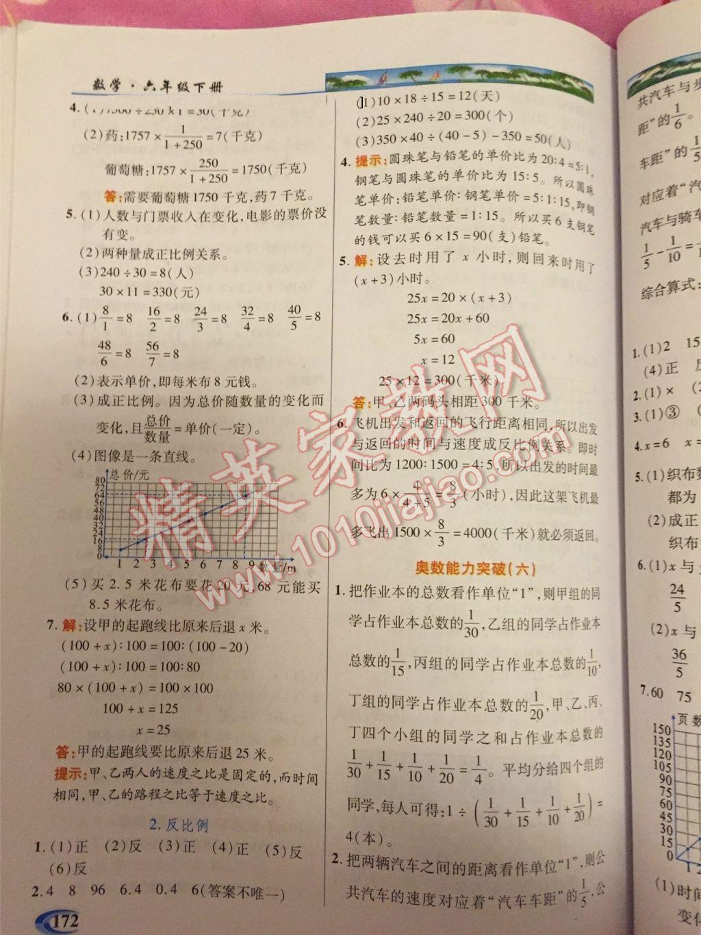 2016年引探練創(chuàng)英才教程六年級數(shù)學下冊蘇教版 第11頁