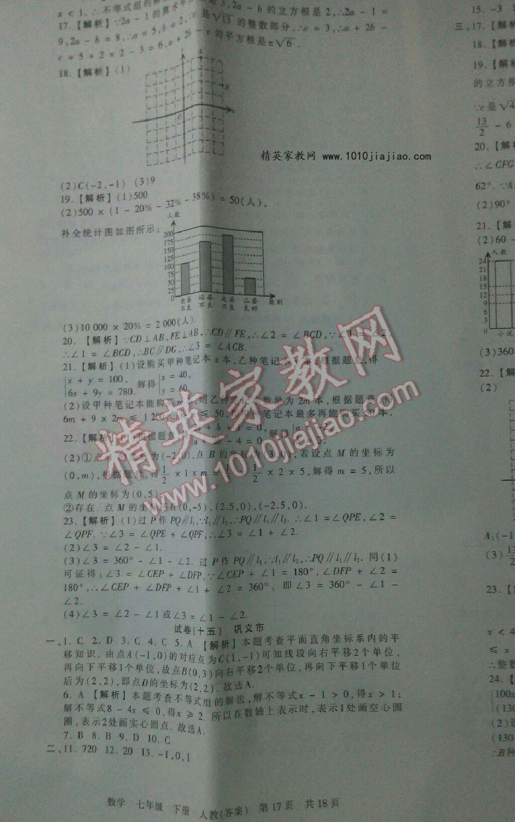 2016年王朝霞各地期末試卷精選七年級(jí)數(shù)學(xué)下冊(cè)人教版河南專(zhuān)版 第31頁(yè)