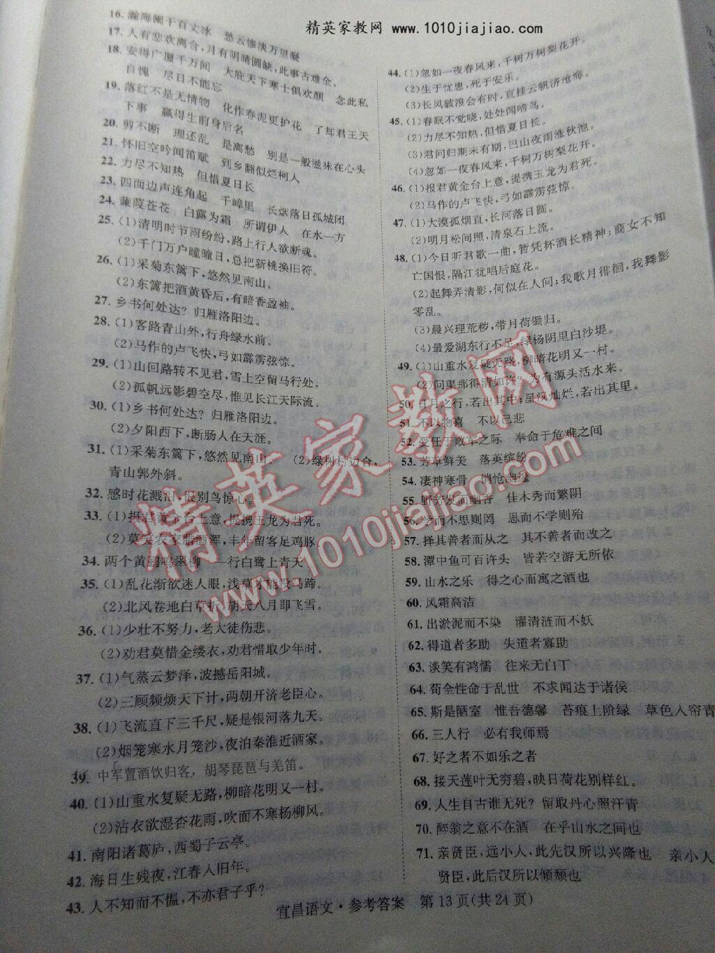 2016年國(guó)華圖書中考總動(dòng)員語(yǔ)文 第13頁(yè)