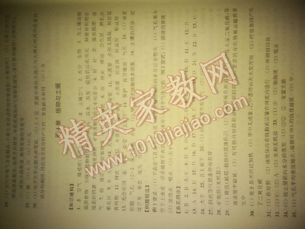 2016年單元學(xué)習(xí)指導(dǎo)與評(píng)價(jià)八年級(jí)科學(xué)下冊(cè) 第35頁(yè)