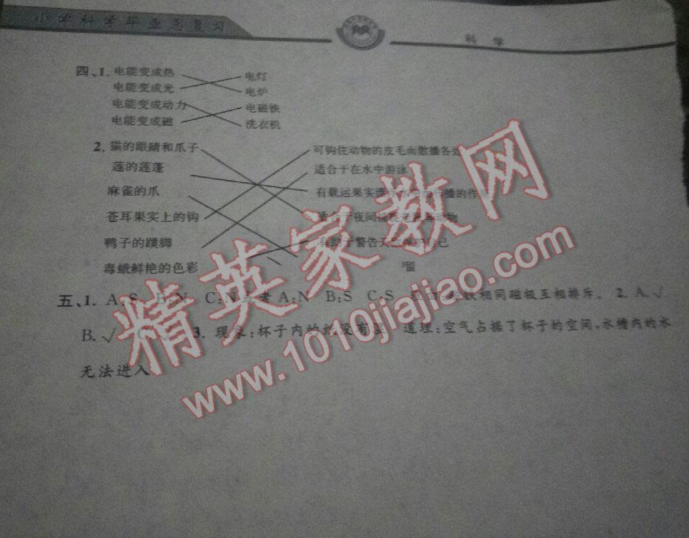 2016年孟建平小學科學畢業(yè)總復習 第15頁