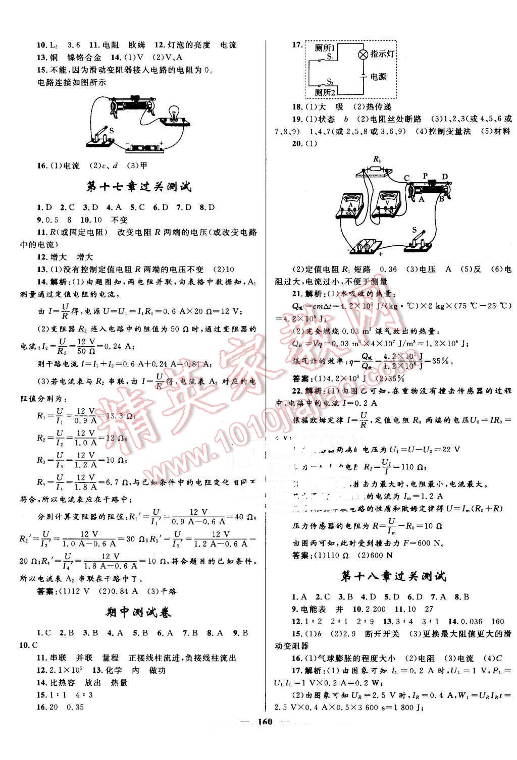 2016年奪冠百分百初中新導(dǎo)學(xué)課時(shí)練九年級(jí)物理全一冊(cè)人教版 第20頁(yè)